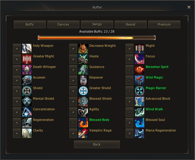 L2Vex buffer interface