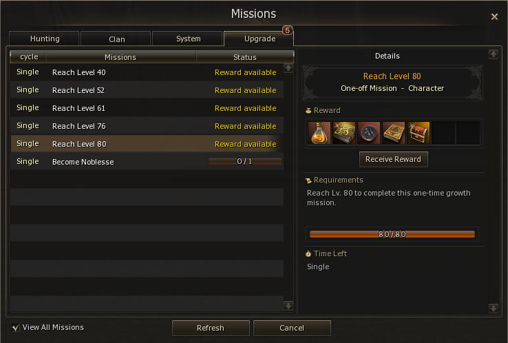 L2Vex Upgrade missions